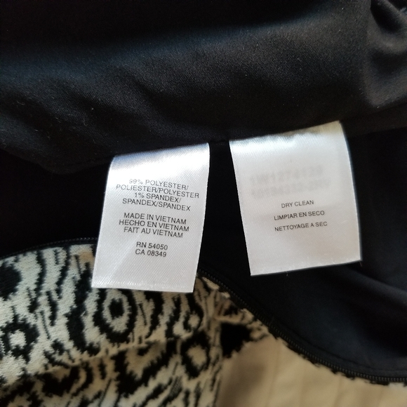 Gorgeous Nine West black and white dress, size 4 - Picture 12 of 16